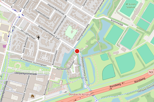 Brandweer-melding op Zuid op 1 juli, kaart-overzicht