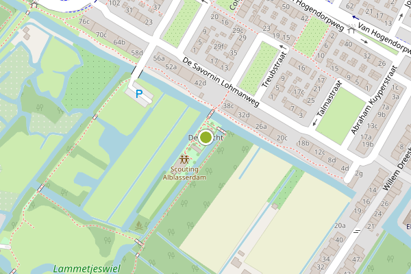 Ambulance-melding op De Savornin Lohmanweg, Alblasserdam op 1 juli, kaart-overzicht