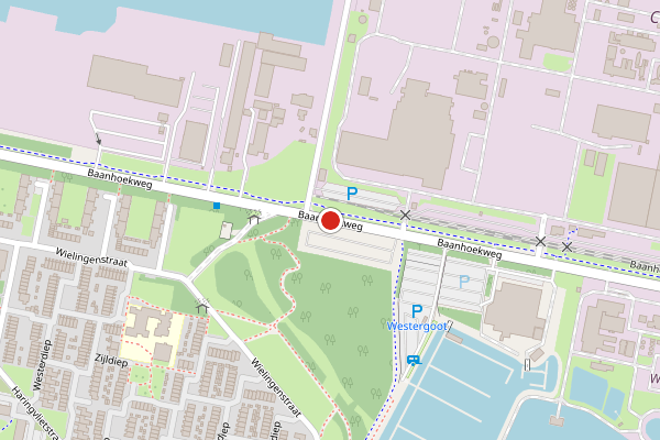 Brandweer-melding op Baanhoekweg, Dordrecht op 2 juli, kaart-overzicht