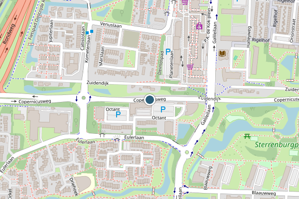 Politie-melding op Copernicusweg, Dordrecht op 3 juli, kaart-overzicht