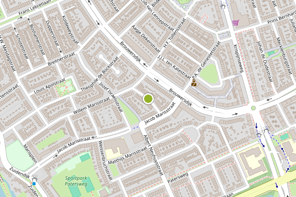 Ambulance-melding op De Josselin de Jongstraat, Dordrecht op 3 juli, kaart-overzicht