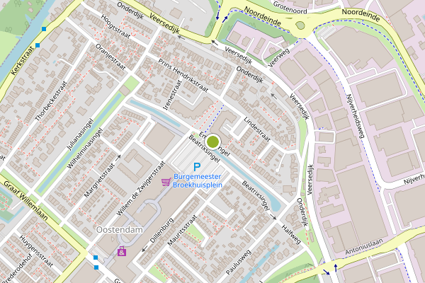 Ambulance-melding op Emmasingel, Hendrik-Ido-Ambacht op 3 juli, kaart-overzicht