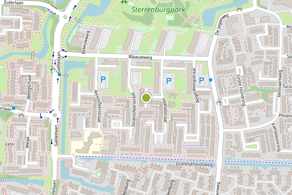 Ambulance-melding op Meteoorstraat, Dordrecht op 3 juli, kaart-overzicht