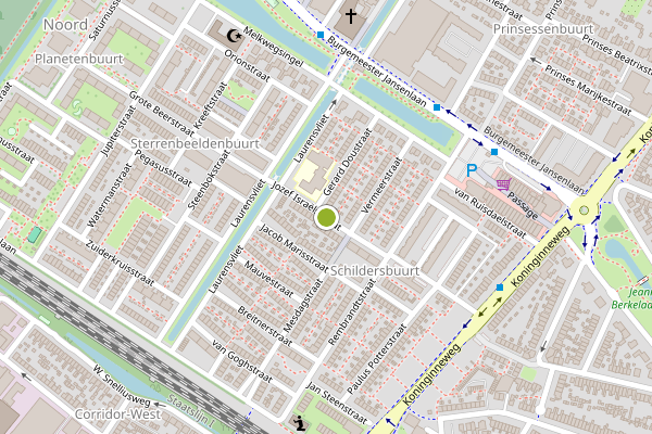Ambulance-melding op Jozef Israelsstraat, Zwijndrecht op 4 juli, kaart-overzicht