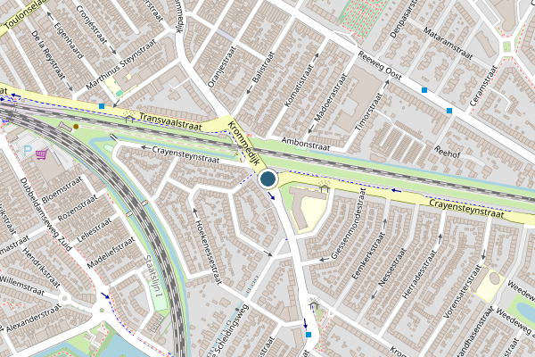 Kaart Dordrecht