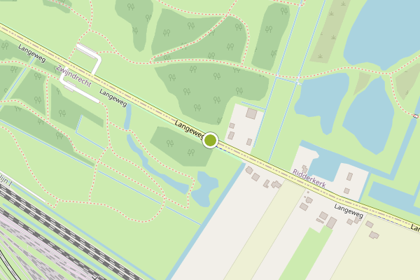 Ambulance-melding op Langeweg, Heerjansdam op 7 juli, kaart-overzicht