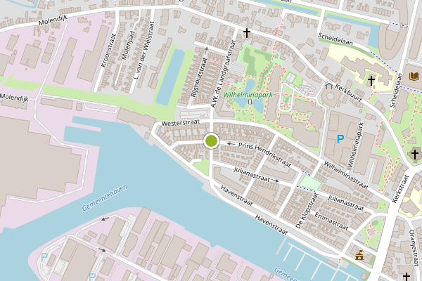 Ambulance-melding op A.W. de Landgraafstraat, Sliedrecht op 7 juli, kaart-overzicht