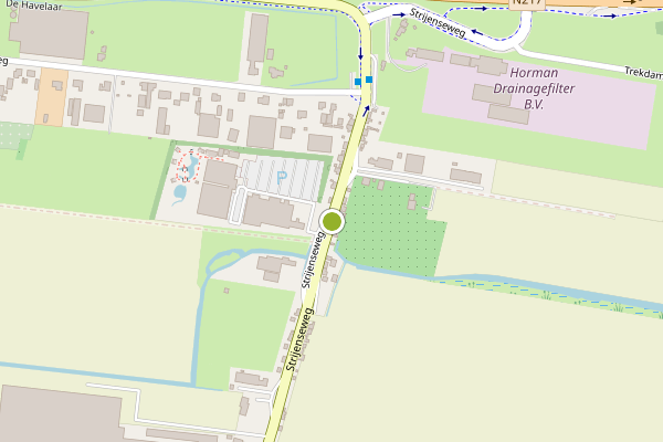 Ambulance-melding op Strijenseweg, 's-Gravendeel op 8 juli, kaart-overzicht