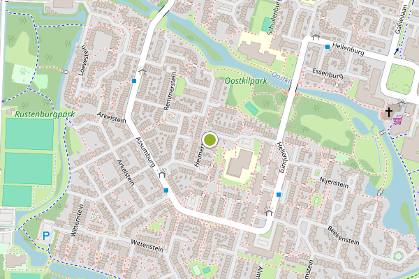 Ambulance-melding op Heimerstein, Dordrecht op 9 juli, kaart-overzicht