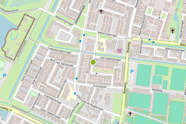 Ambulance-melding op Witte de Withstraat, Hendrik-Ido-Ambacht op 10 juli, kaart-overzicht