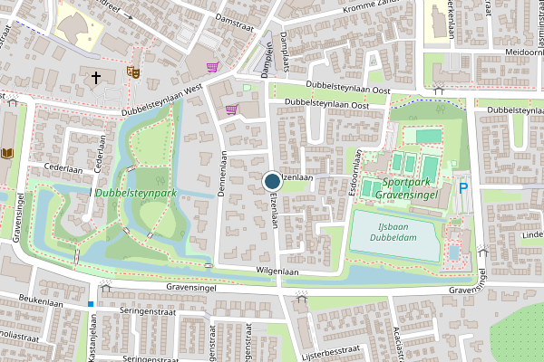 Politie-melding op Elzenlaan, Dordrecht op 10 juli, kaart-overzicht
