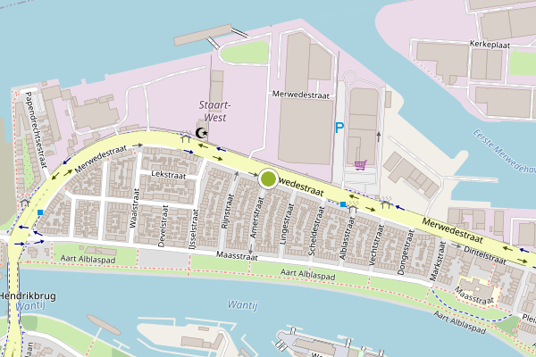 Kaart Dordrecht
