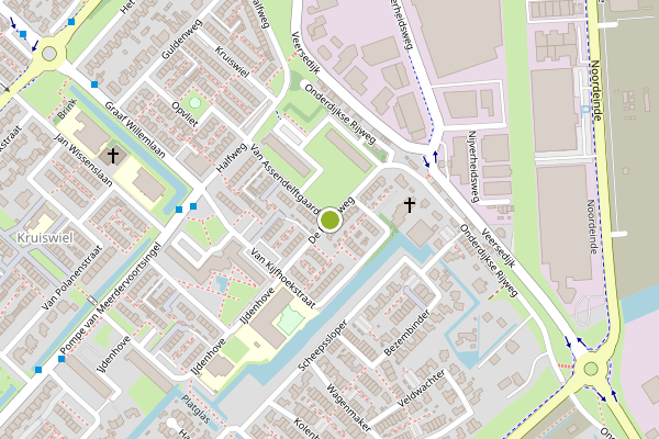 Ambulance-melding op De Raadtweg, Hendrik-Ido-Ambacht op 15 juli, kaart-overzicht
