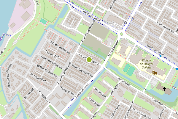 Ambulance-melding op De Genestetstraat, Papendrecht op 16 juli, kaart-overzicht