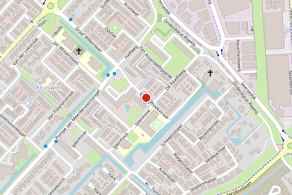 Brandweer-melding op Van Kijfhoekstraat, Hendrik-Ido-Ambacht op 17 juli, kaart-overzicht