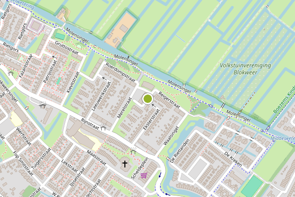Ambulance-melding op Zwaluwstraat, Alblasserdam op 18 juli, kaart-overzicht