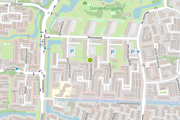 Ambulance-melding op Stratosfeerstraat, Dordrecht op 18 juli, kaart-overzicht
