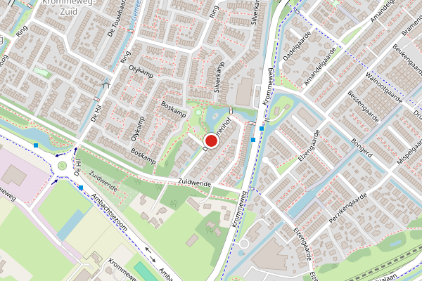 Brandweer-melding op De Heerenhof, Hendrik-Ido-Ambacht op 20 juli, kaart-overzicht