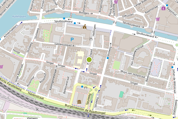 Ambulance-melding op Papeterspad, Dordrecht op 21 juli, kaart-overzicht