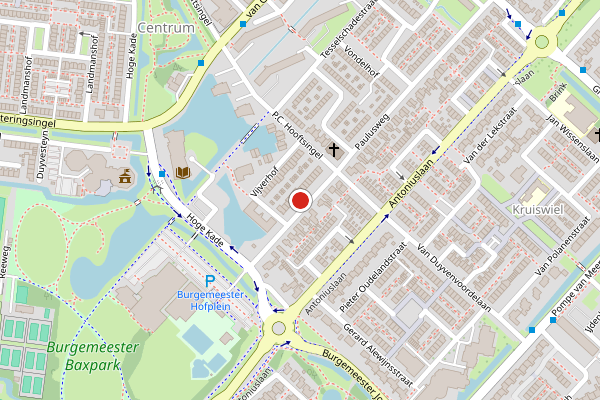 Brandweer-melding op Vijverhof, Hendrik-Ido-Ambacht op 26 juli, kaart-overzicht