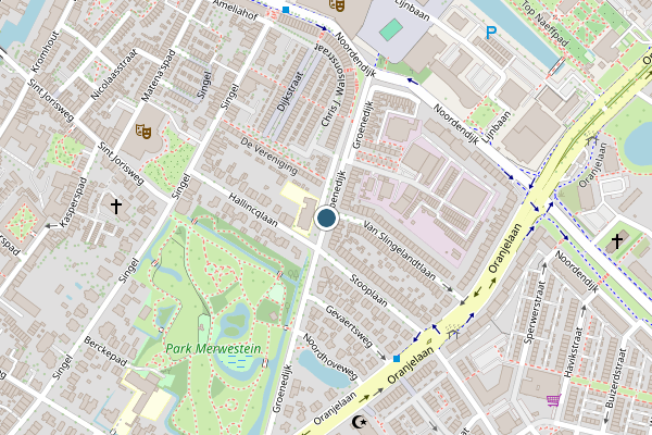 Politie-melding op Groenedijk, Dordrecht op 26 juli, kaart-overzicht