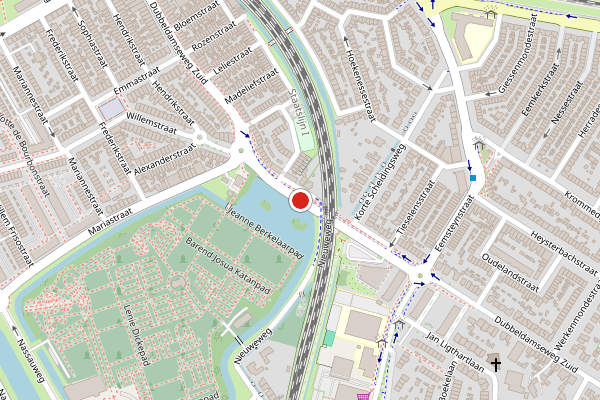 Brandweer-melding op Zuid op 29 juli, kaart-overzicht