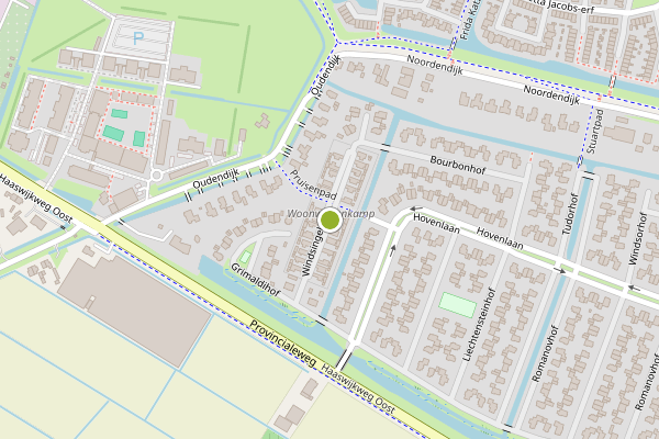 Ambulance-melding op Windsingel, Dordrecht op 31 juli, kaart-overzicht