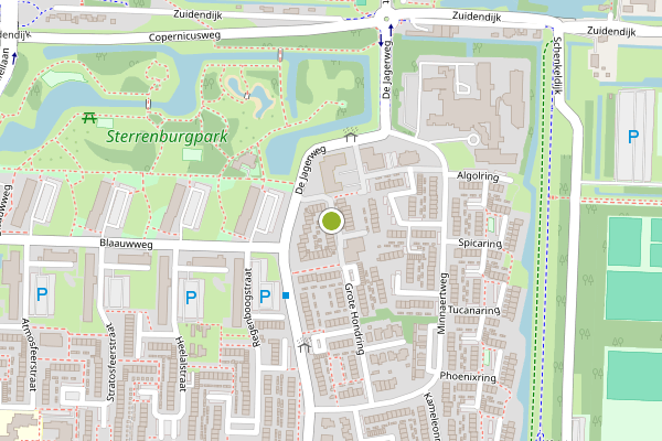 Ambulance-melding op Holwardastraat, Dordrecht op 31 juli, kaart-overzicht