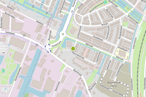 Ambulance-melding op Klarinetstraat, Sliedrecht op 2 augustus, kaart-overzicht
