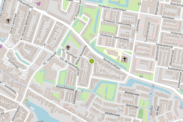 Ambulance-melding op Isaac da Costastraat, Sliedrecht op 2 augustus, kaart-overzicht