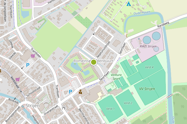 Ambulance-melding op Saturnusstraat, Strijen op 3 augustus, kaart-overzicht