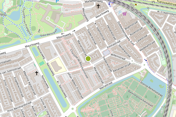 Ambulance-melding op Mariannestraat, Dordrecht op 4 augustus, kaart-overzicht