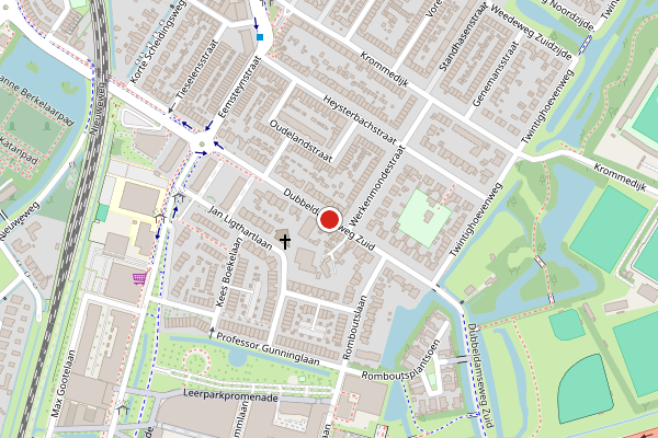 Brandweer-melding op Zuid op 5 augustus, kaart-overzicht