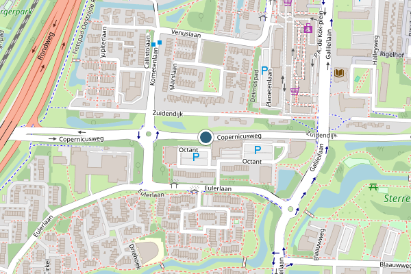 Politie-melding op Copernicusweg, Dordrecht op 5 augustus, kaart-overzicht