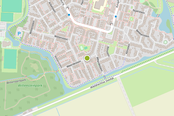 Ambulance-melding op Weerdestein, Dordrecht op 6 augustus, kaart-overzicht