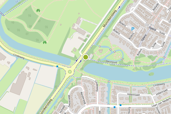 Ambulance-melding op Develpad, Zwijndrecht op 27 mei, kaart-overzicht