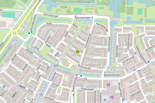 Ambulance-melding op Trompetstraat, Zwijndrecht op 27 mei, kaart-overzicht