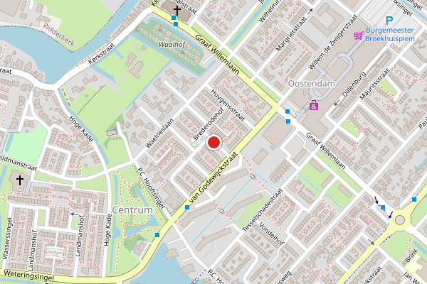 Brandweer-melding op Brederodehof, Hendrik-Ido-Ambacht op 28 mei, kaart-overzicht