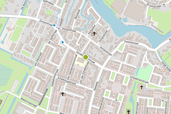 Ambulance-melding op Sandelingenstraat, Hendrik-Ido-Ambacht op 28 mei, kaart-overzicht