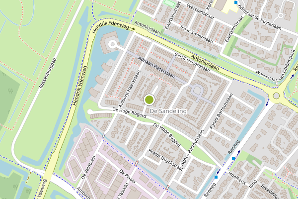 Ambulance-melding op Geertruid Pijnsenhof, Hendrik-Ido-Ambacht op 27 mei, kaart-overzicht