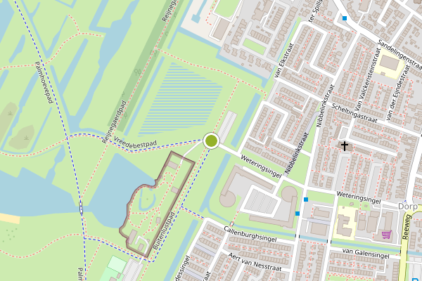 Ambulance-melding op Vreedebestpad, Hendrik-Ido-Ambacht op 26 mei, kaart-overzicht