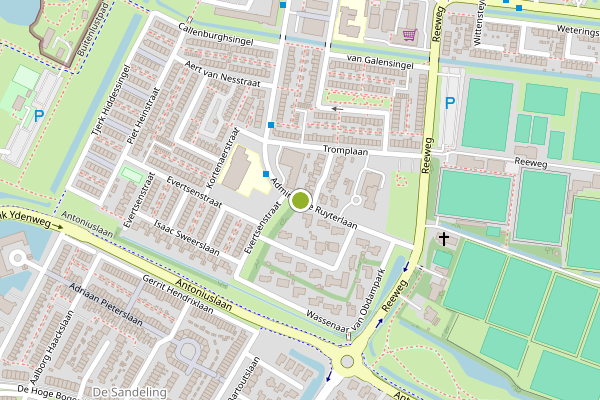 Ambulance-melding op Admiraal de Ruyterlaan, Hendrik-Ido-Ambacht op 26 mei, kaart-overzicht