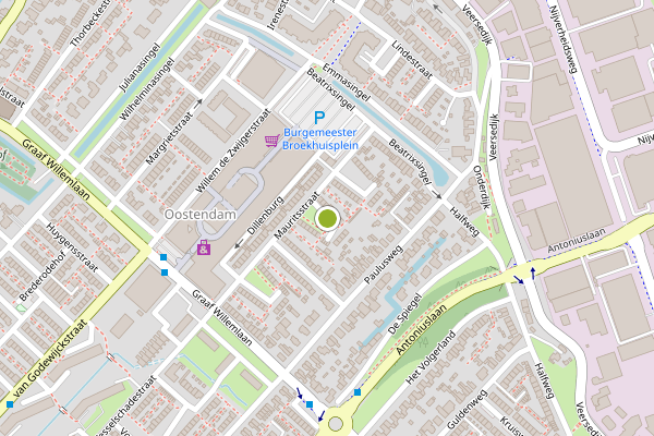 Ambulance-melding op Mauritsstraat, Hendrik-Ido-Ambacht op 26 mei, kaart-overzicht