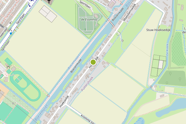 Ambulance-melding op Hoeksedijk, Maasdam op 5 mei, kaart-overzicht