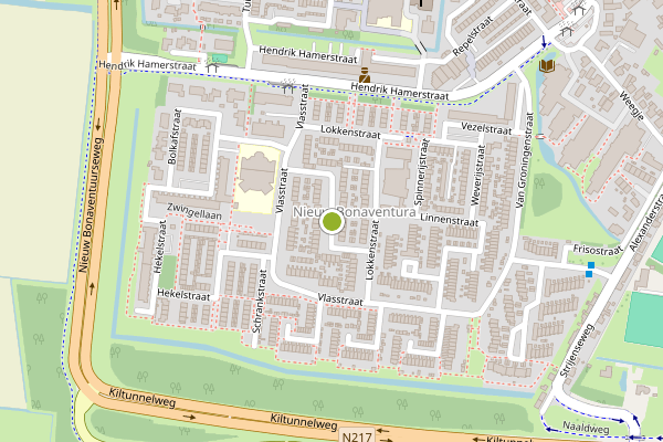 Ambulance-melding op Schevenstraat, 's-Gravendeel op 23 mei, kaart-overzicht