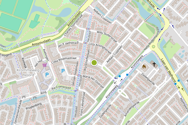 Ambulance-melding op Johannes Chr. Bendorpstraat, Hendrik-Ido-Ambacht op 29 mei, kaart-overzicht