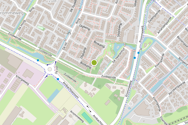 Ambulance-melding op Boskamp, Hendrik-Ido-Ambacht op 29 mei, kaart-overzicht