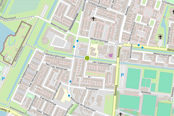 Ambulance-melding op Witte de Withstraat, Hendrik-Ido-Ambacht op 30 mei, kaart-overzicht