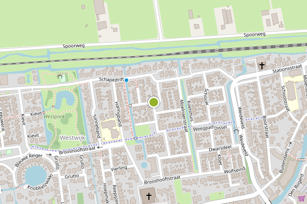 Ambulance-melding op Van Asperenstraat, Hardinxveld-Giessendam op 30 mei, kaart-overzicht