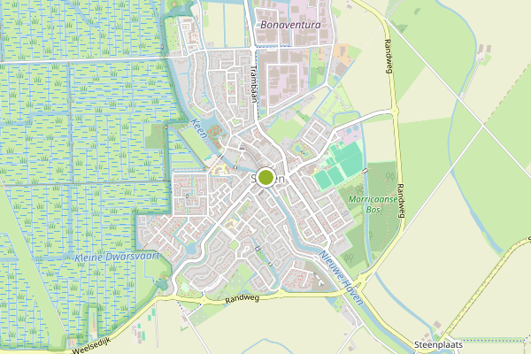 Ambulance-melding op Margrietstraat, Strijen op 30 mei, kaart-overzicht